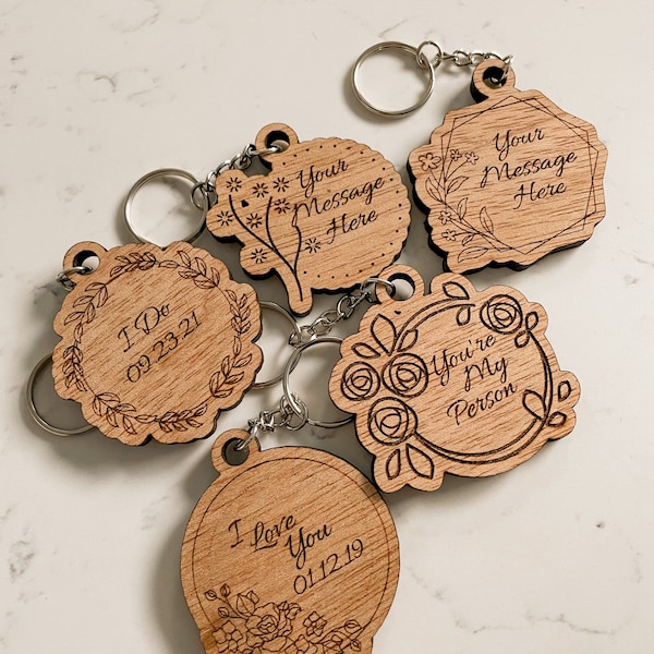 Personalised NFC Wooden Spotify Playlist Keychain, Cute Gift, Wedding Gift, Scannable, Customisable, Anniversary Gift, Mother’s day