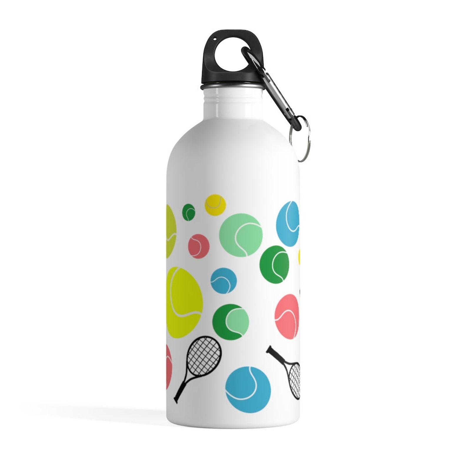 Tennis Ball And Racket Stainless Steel Water Bottle For Etsy