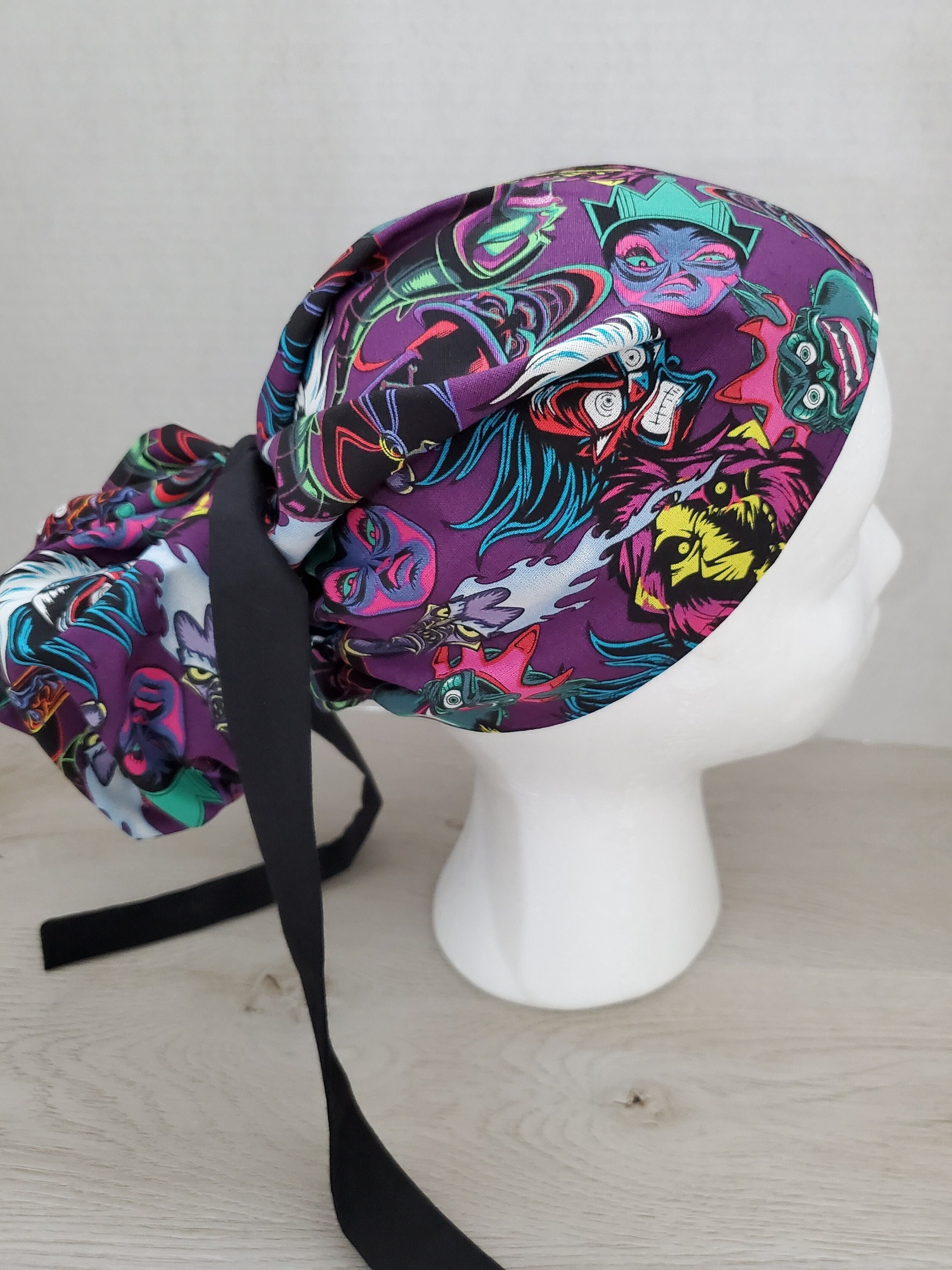 Disney Villains Reversible Scrub Cap 
