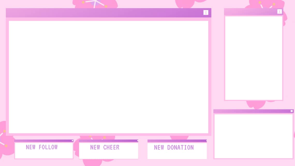 cute simple twitch overlay cute simple twitch overlay