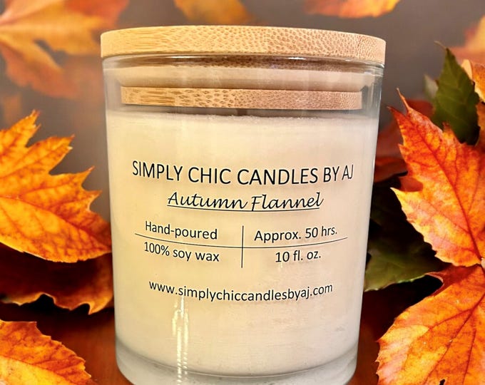 Autumn Flannel Soy Candle