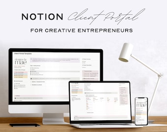 Notion Client Portal Template: Creative Entrepreneurs (Digital Download)