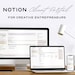 Notion Client Portal Template | Creative Entrepreneurs | Notion Template | Digital Download | Notion Planner | Notion Organize Templates 