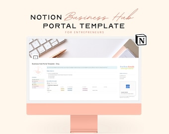Notion Business Hub Template: Business Portal (Digital Download)