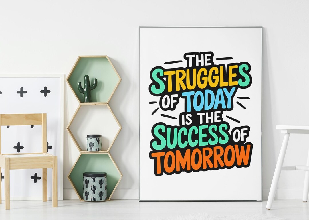 Inspirational Quote Art Print: Classroom & Office Decor (digital ...