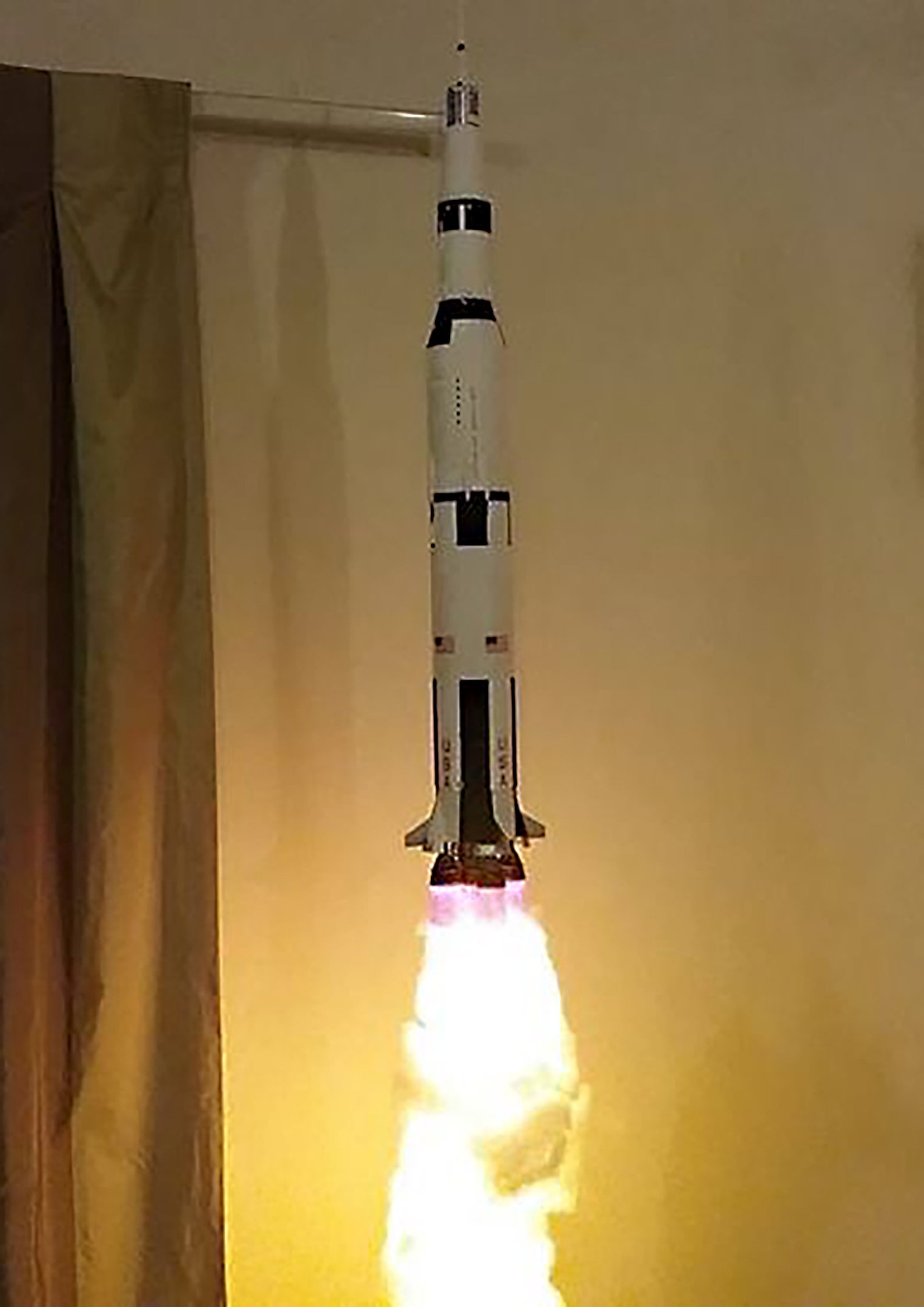 Apollo 11 Saturn V Rocket Lamp FREE SHIPPING Etsy
