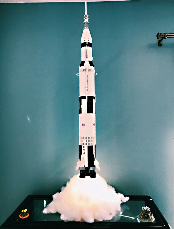 Apollo 11 Saturn V Rocket Lamp FREE SHIPPING Etsy