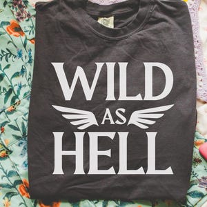 Wild As Hell SVG: Badass Western Quote, Cowboy Cut File (Digital Download)