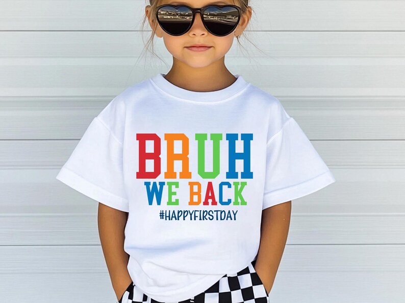 bruh we back svg funny back to school design, sarcastic first day of school svg for teachers, student cricut svg file for tshirts and signs, meme school png for sublimation or planners, classroom quote clipart for teachers and students, funny student svg for high school merch, digital download svg for first day teacher gear, sarcastic svg file for school drop off squad, svg for funny back to school bundles and planners
