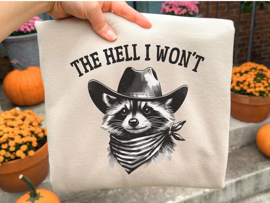 Western Raccoon Cowboy PNG: Funny Rodeo Clipart (digital Download - Etsy