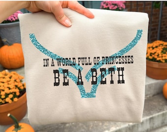 Sei ein Beth SVG | Western Ranch Life Cut Datei | Cowgirl Empowerment digitaler Download für Cricut