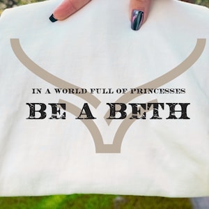 Soyez une Beth SVG • Western Ranch Cowgirl coupe fichier