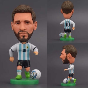 FIFA World Cup Action Figure Messi, Ronaldo, Mbappé With Accessories Messi