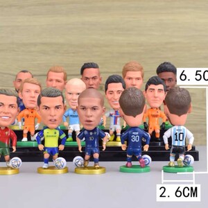 FIFA World Cup Action Figure Messi, Ronaldo, Mbappé With Accessories image 6