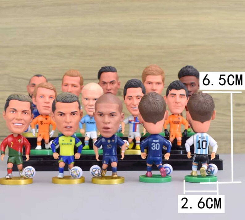 FIFA World Cup Action Figure Messi, Ronaldo, Mbappé With Accessories image 6