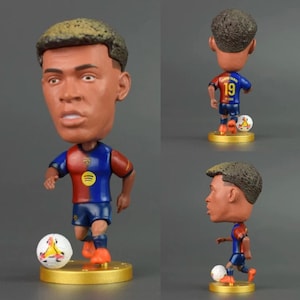FIFA World Cup Action Figure Messi, Ronaldo, Mbappé With Accessories Lamine Yamal