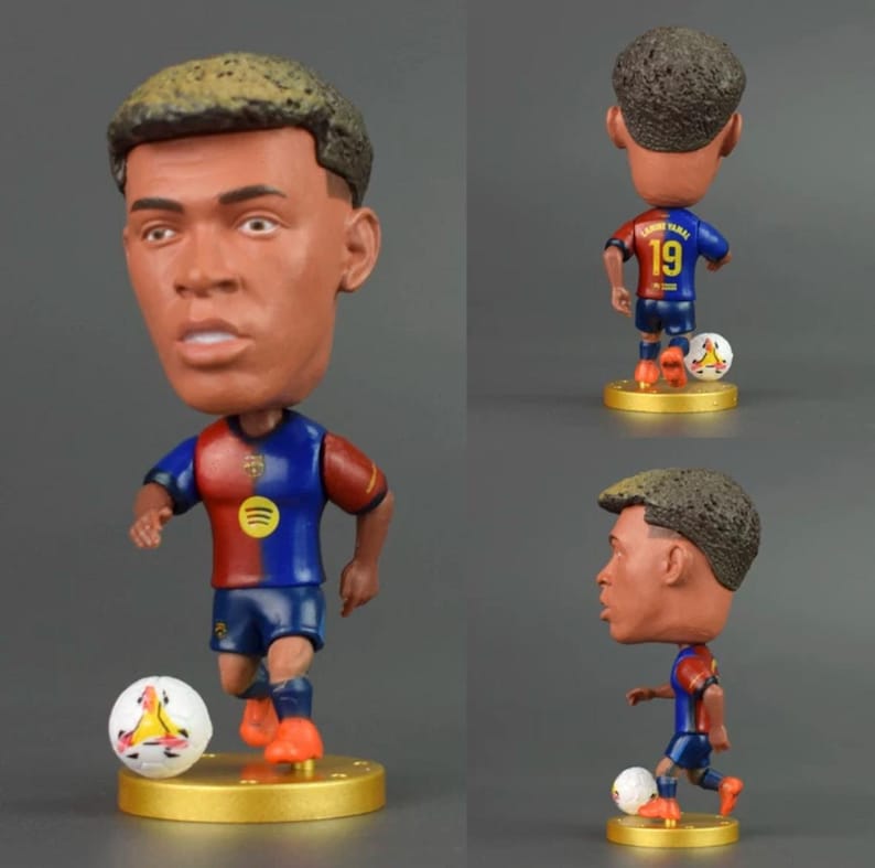 FIFA World Cup Action Figure Messi, Ronaldo, Mbappé With Accessories Lamine Yamal