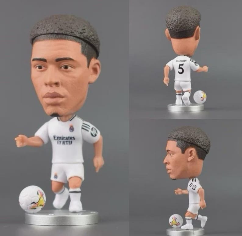 FIFA World Cup Action Figure Messi, Ronaldo, Mbappé With Accessories Jude Bellingham