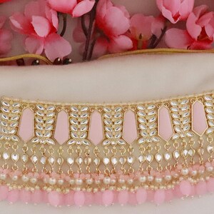 Kundan Bridal set/Designer Kundan Set/Ismi Creations kundan set/Baby Pink Kundan set/Indian Bridal set/Indian kundan bridal set/Designer set