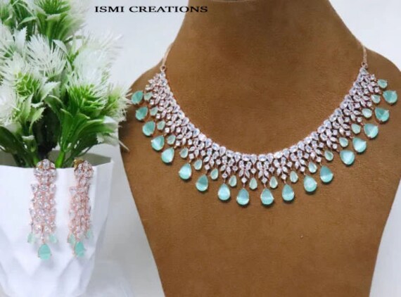 Cz jewellery sets online sale