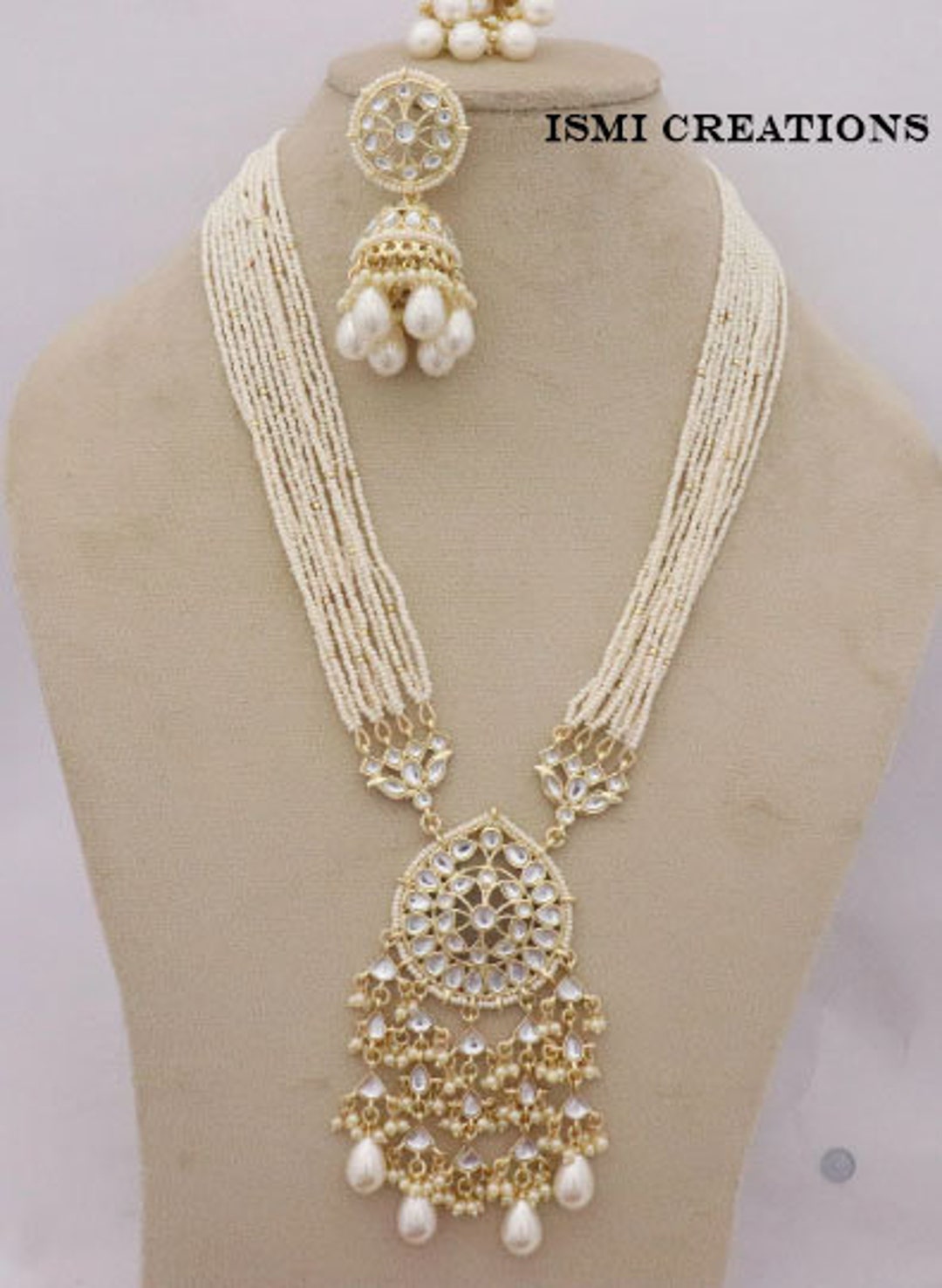 Hyderabadi pearl earrings Clearance
