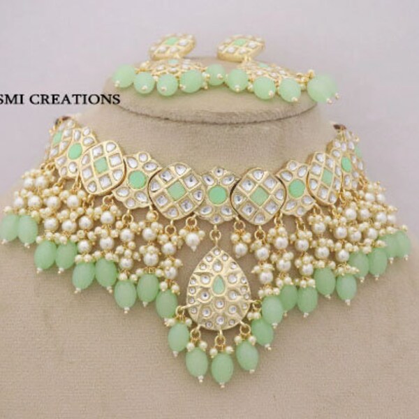 Mint Green Indian Jewelry Etsy
