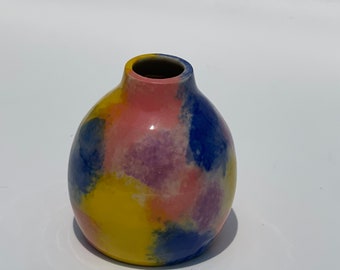 Confetti Tye Dye Bud Vase