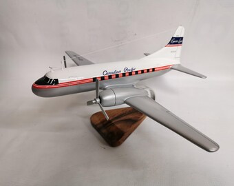 Convair 240 CV-240 Canadian Pacific Airplane Desktop Model