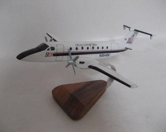 Beechcraft 1900C Beech 1900C Business Express BEX Airplane Desktop Wood Model