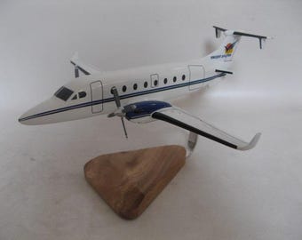 Beechcraft 1900 Beech 1900D Vincent Aviation Aircraft Airplane Desktop Model