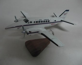 Beechcraft Beech 99 Be-99 Air Vegas Airlines Aircraft Airplane Desktop Model