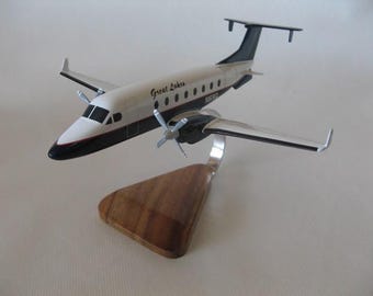 Beechcraft 1900 Beech 1900 Great Lakes Airplane Desktop Wood Model