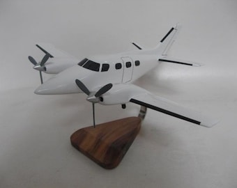 Beechcraft Beech Duke 60 Airplane Desktop Wood Model
