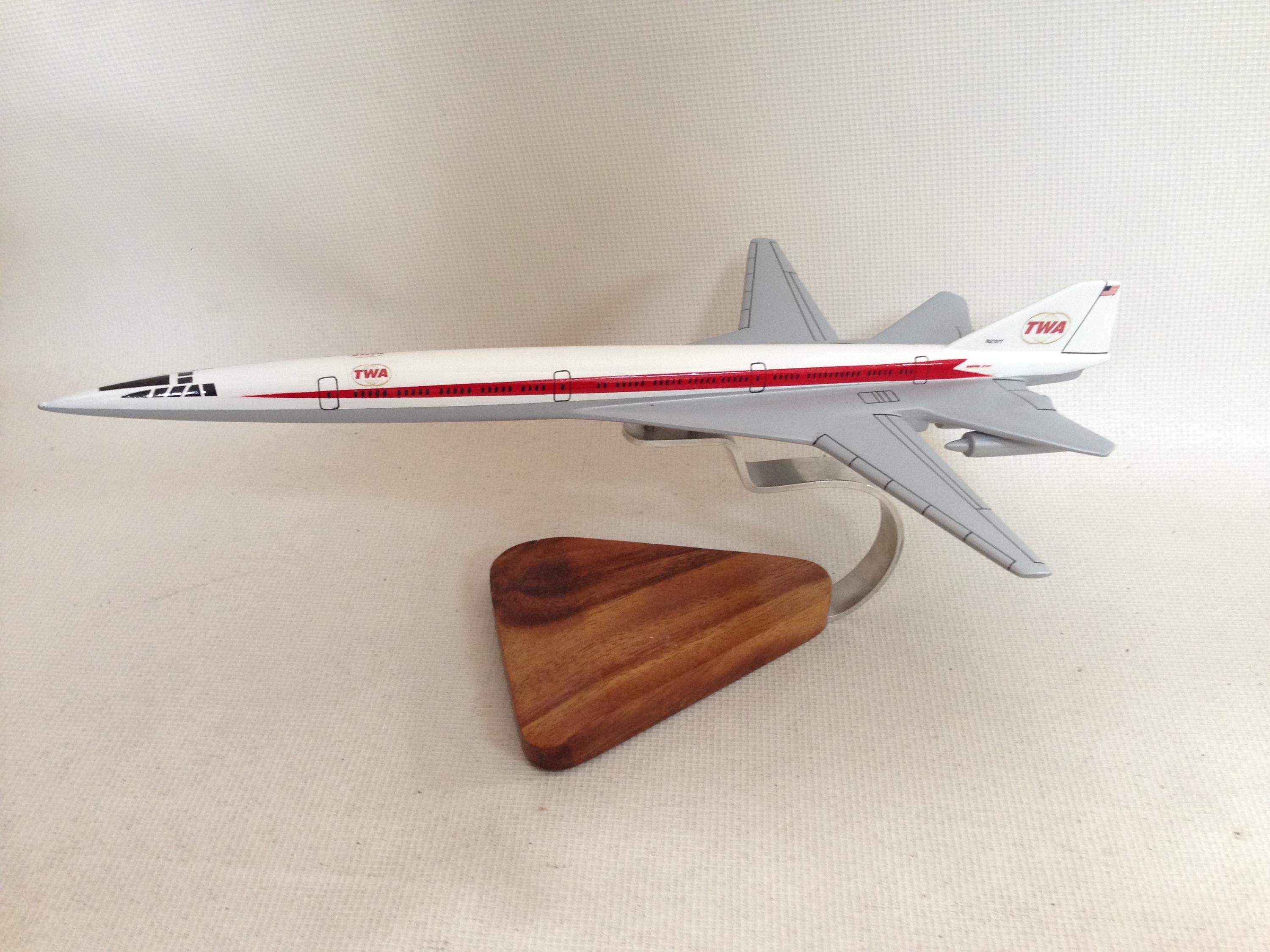 B2707 Boeing 2707 B2707 SST TWA Trans World (NEW) Airlines Aircraft Airplane ...