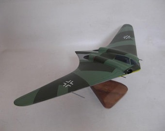 Horten Ho 229 Gotha  Go 229 Flying Wings German Aircraft Airplane Desktop Model
