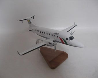 Beechcraft 1900 Beech 1900 PGA Express Portugalia Airlines Aircraft Airplane Desktop Model