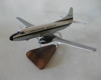 Martin 404 M-404 Southern Airways Airplane Desktop Wood Model