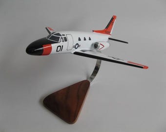 T-39 Sabreliner Navy Airplane Desktop Model