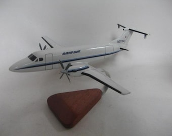 Beechcraft 1900 Beech 1900 Ameriflight Airplane Desktop Wood Model