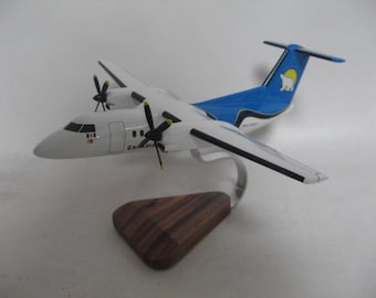 DeHavilland DHC-8 Dash-8 Canadian North Airlines Airplane Aircraft Desktop Model