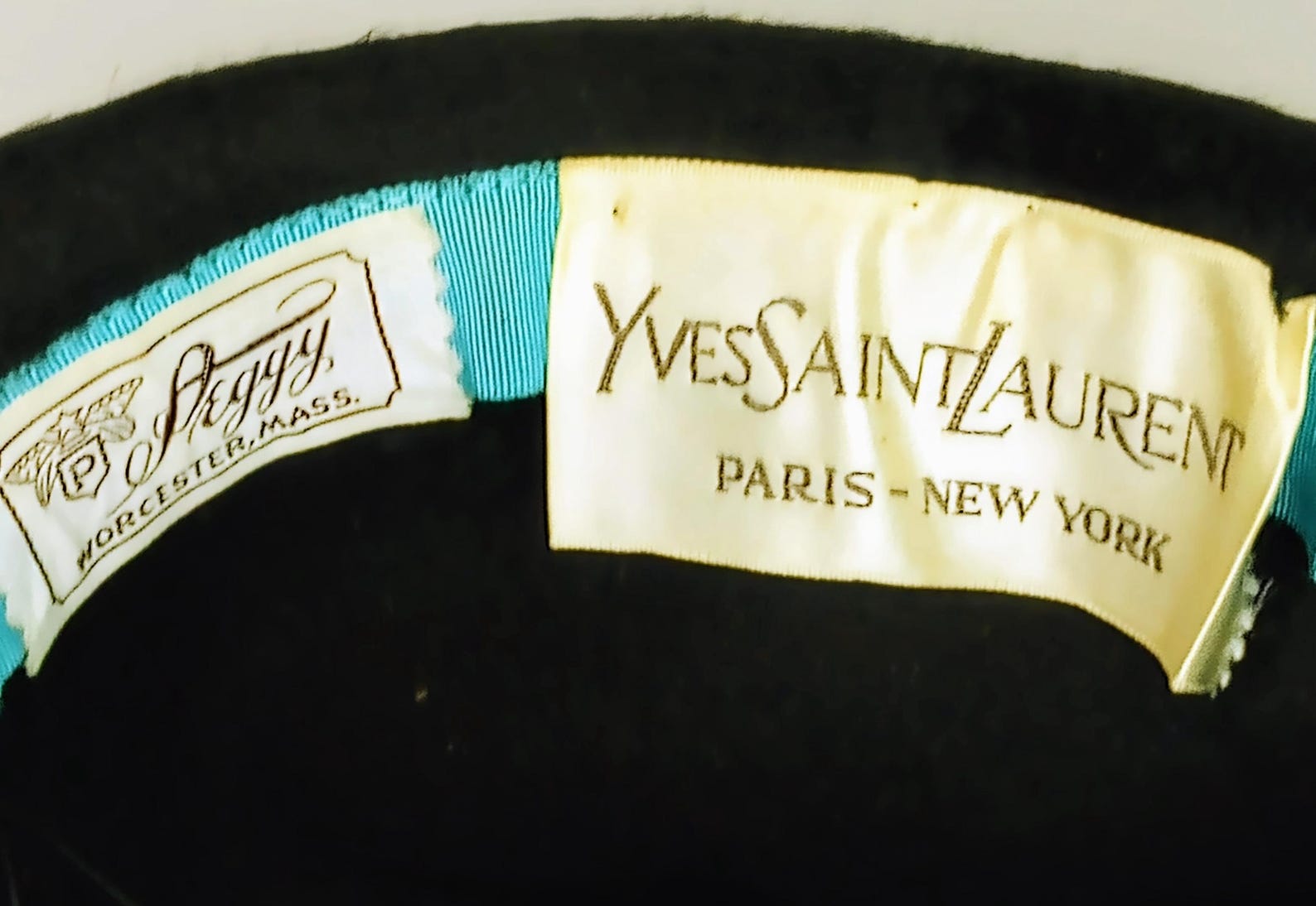 1970s YSL Fedora with Chain Detail
