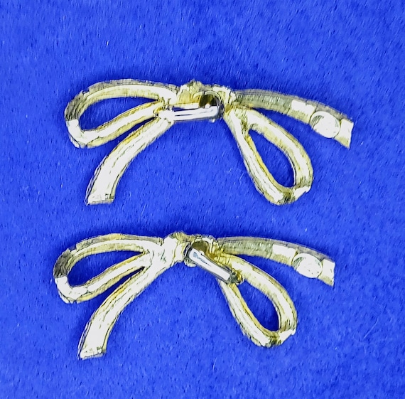 Vintage Kenneth J Lane bow earrings - image 2