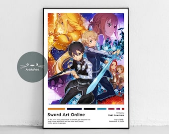 Sword Art Online Poster Etsy