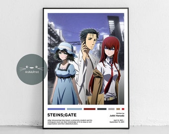Steins Gate Poster Etsy
