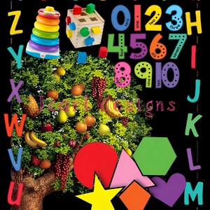 Toddler Learning Board Print