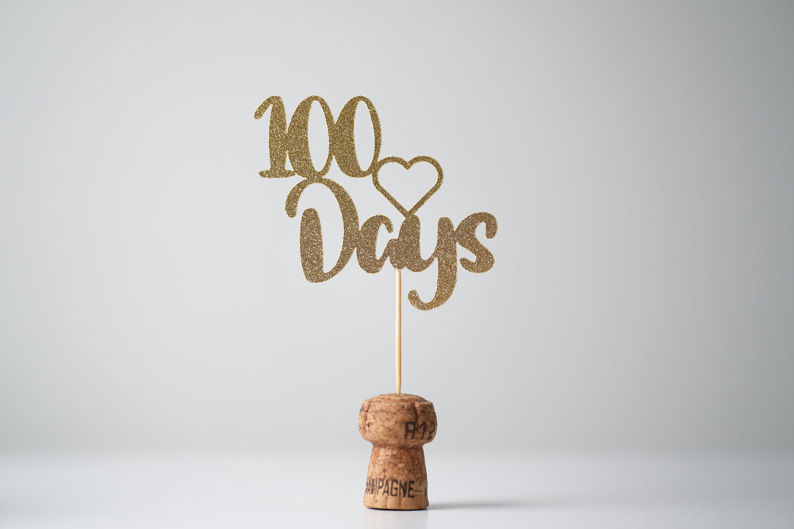 100 days cake topper