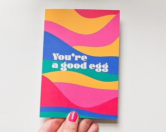 You're a good egg - A6 Greeting Card