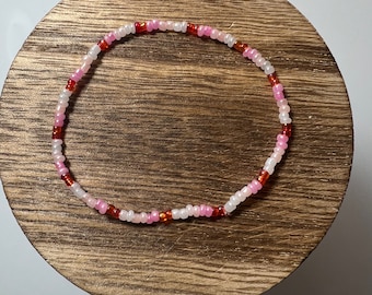 valentines day anklet