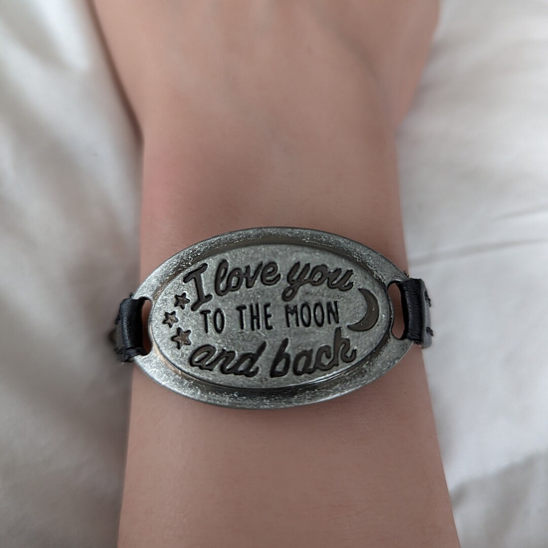 Love You to the Moon Charm