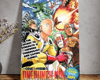 Großes One Punch Man Wallscroll Stoffposter Tapete Anime Manga Poster 60x90CM 